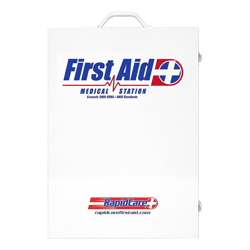 4 Shelf Metal First Aid Cabinet - 2015.