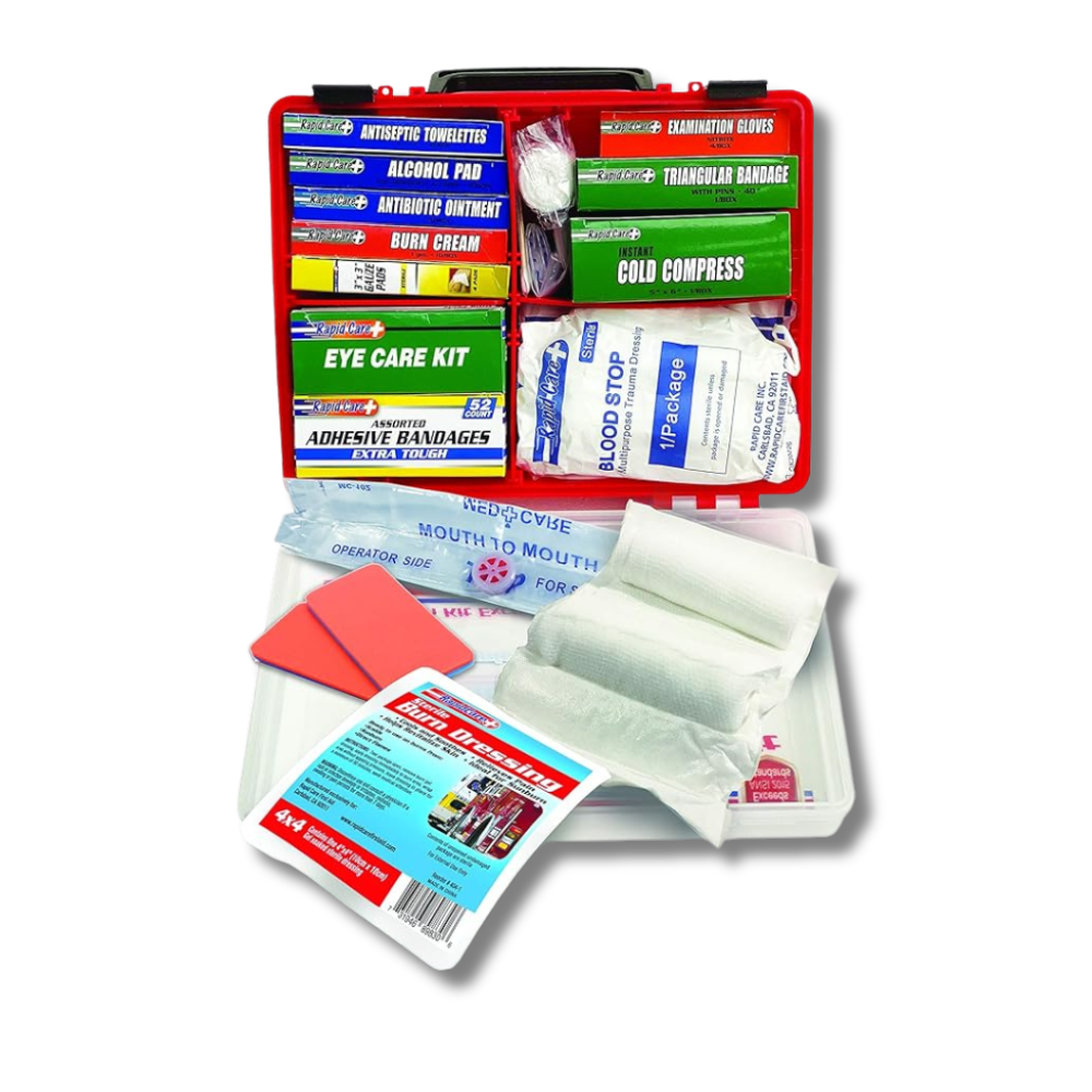 25 Person Premium Unitized First Aid Kit W/Bracket | 2009 OSHA / ANSI Standards