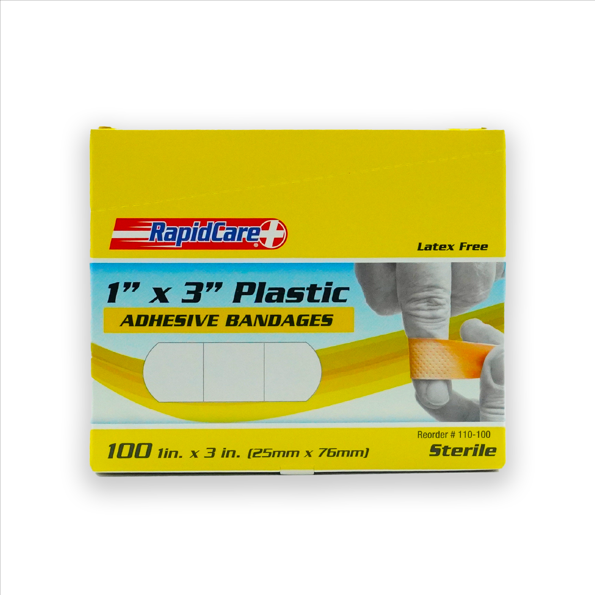 3"x 1" BANDAGE | LATEX FREE (100ct BOX)