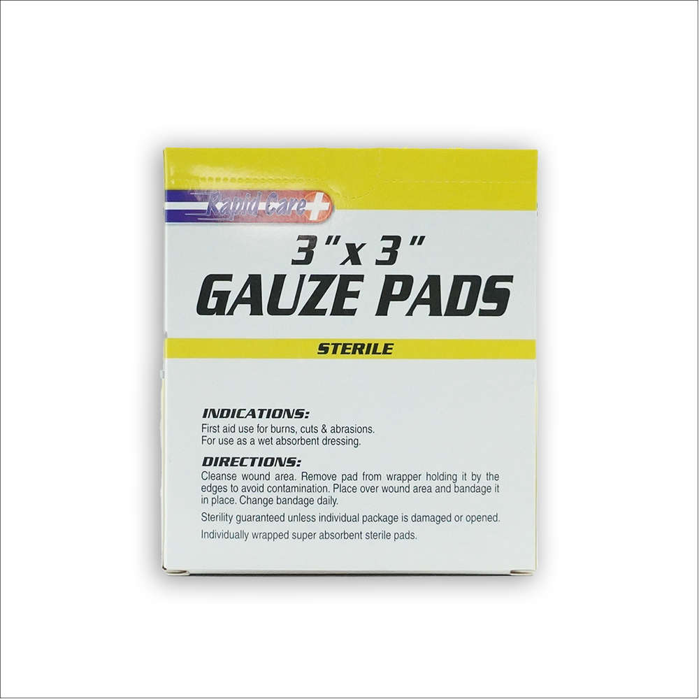 3" X 3" GAUZE PADS (10 PACK)