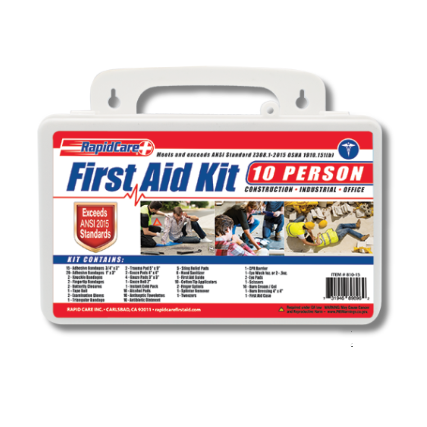 10 Person First Aid Kit - 2015.