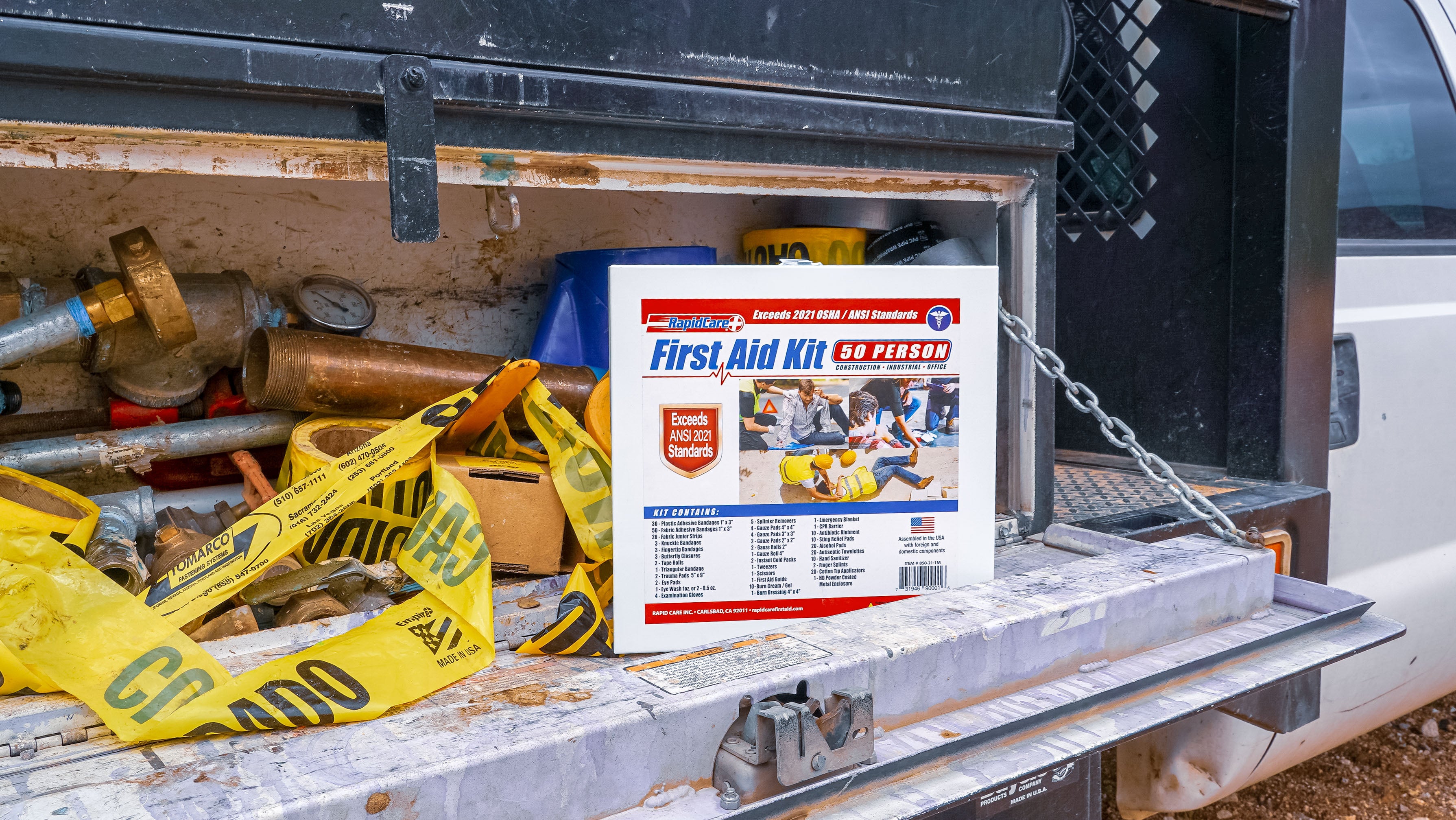 RapidCare kit on the job
