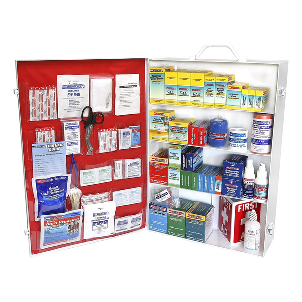 4 Shelf Metal First Aid Cabinet - 2009