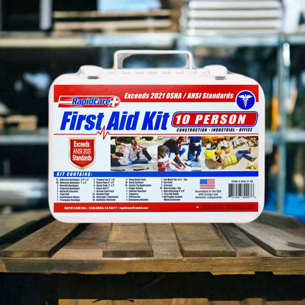 10 Person First Aid Kit - 2021(B) (162 Pc).
