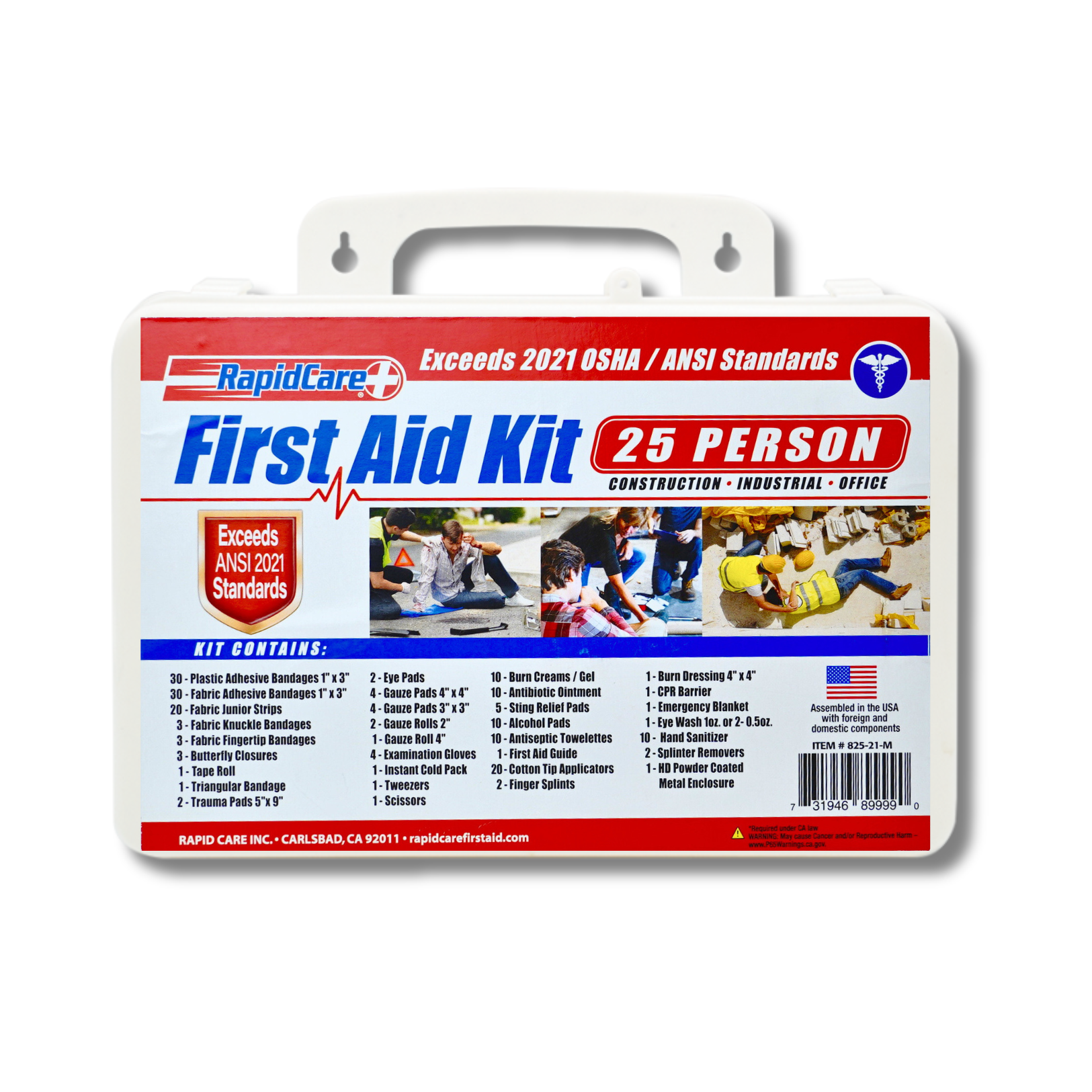 Rapid Care First Aid | 25 Person First Aid Kit - 2021(B)