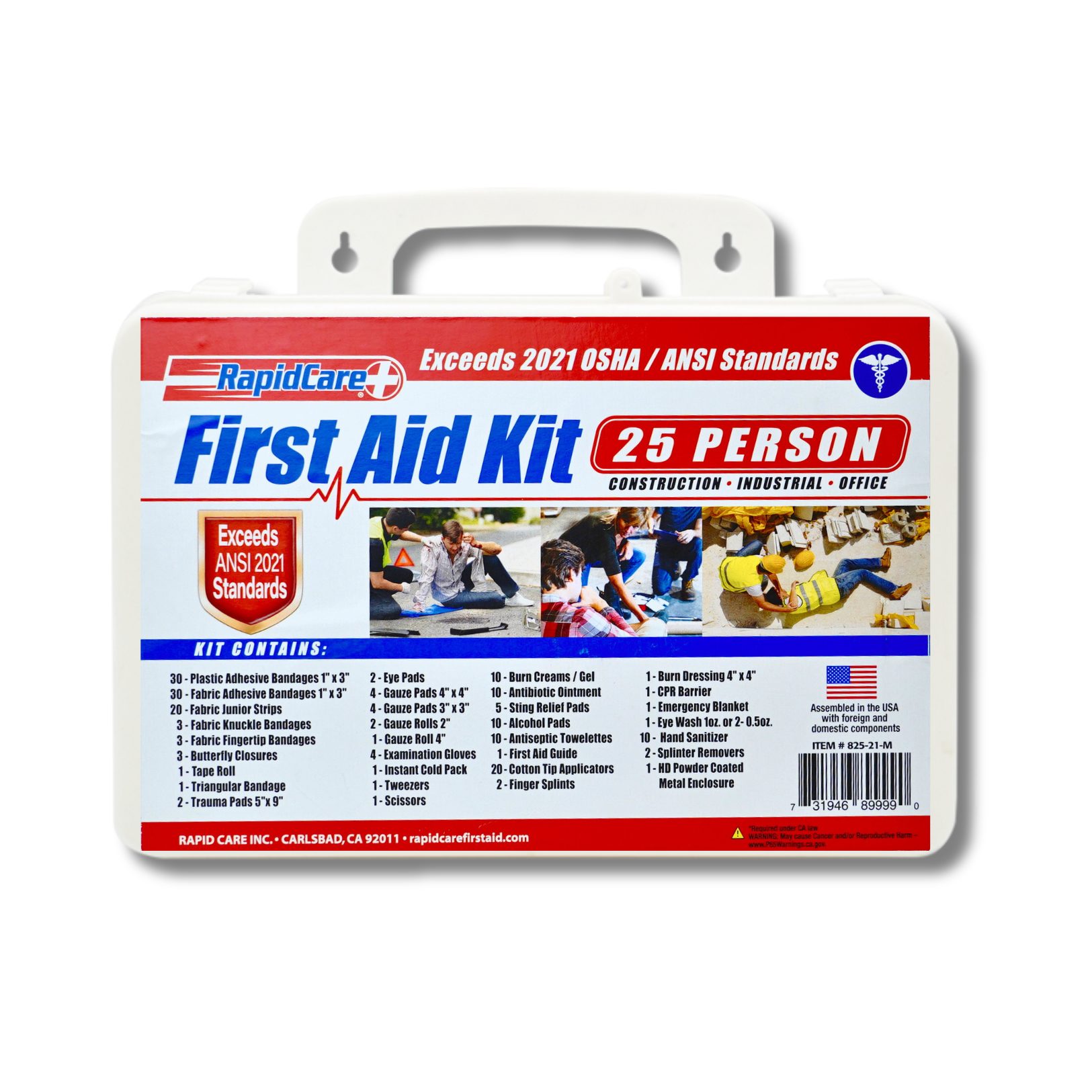 InstaCare First Aid Kit/Reusable Bandage Holder with Logo