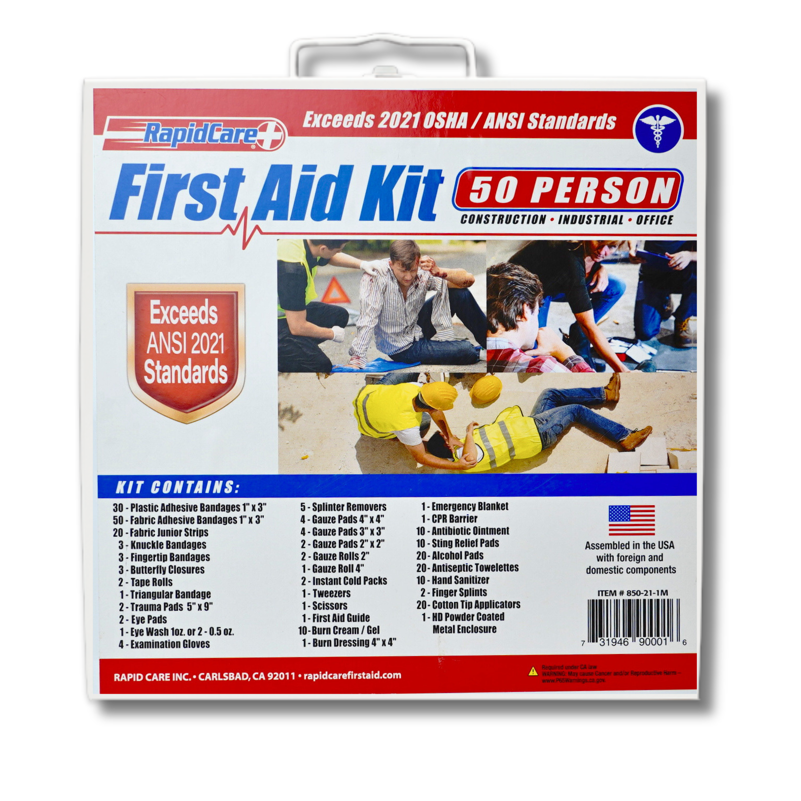 50 Person First Aid Kit - 2021(B) (352 Pc).